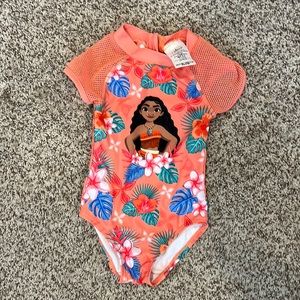 2T girls one piece bathing suit - Disney Moana worn once